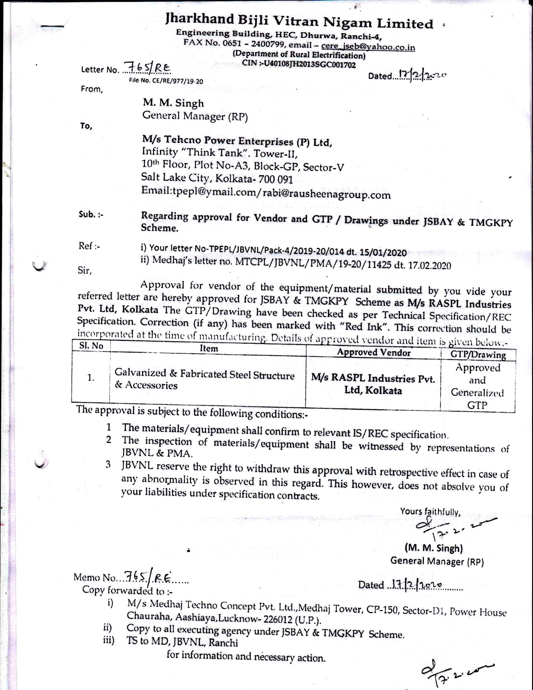 JHARKHAND BIJLI VITRAN NIGAM LIMITED
